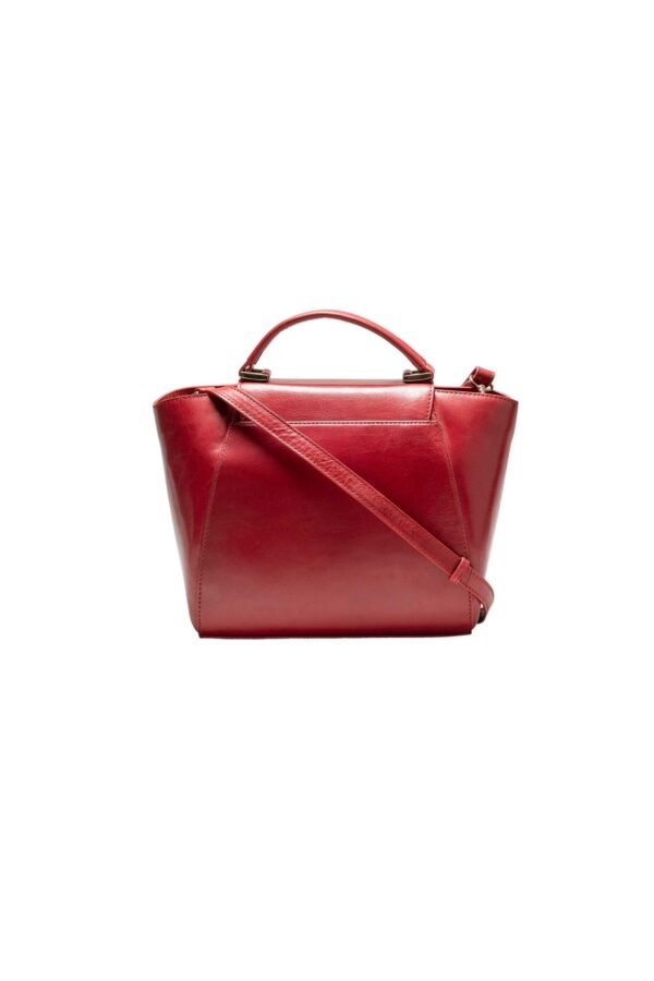 RI2K Calle Red Leather Shoulder Handbag - Image 2