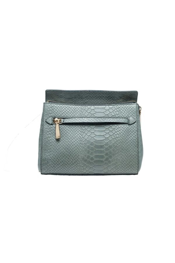 RI2K Genuine Leather Slate Gray Sling Bag - Image 2