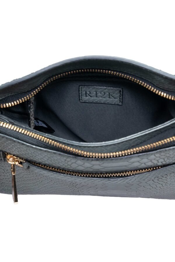 RI2K Genuine Leather Slate Gray Sling Bag - Image 4