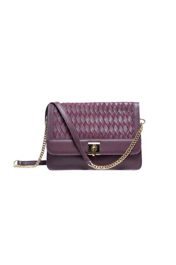 RI2K Leather Maroon Acrossbody Bag