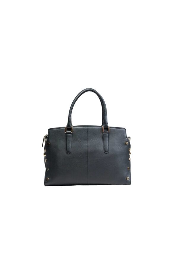 RI2K Edina Black Leather Shoulder Bag - Image 2