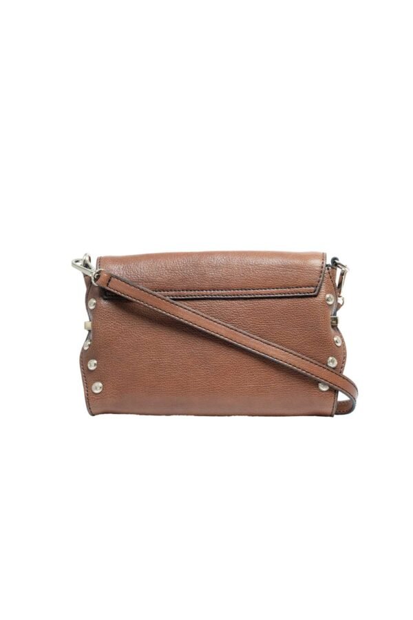 RI2K Stud Edge Genuine Leather Brown Acrossbody Bag - Image 2