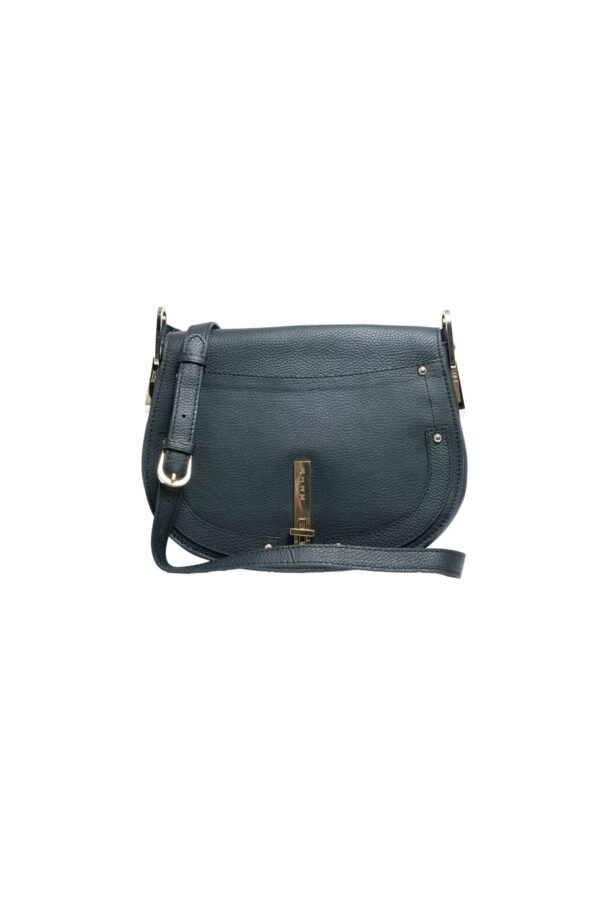 RI2K Edina Black Saddle Acrossbody Bag