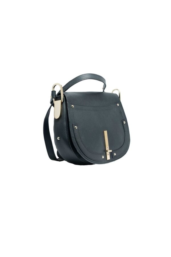 RI2K Edina Black Saddle Acrossbody Bag - Image 2