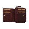 Hiroshi Genuine Leather Ladies Multipurpose Wine Purse - Image 5