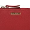 Hiroshi Genuine Leather Ladies Minimal Red Purse - Image 6