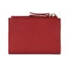 Hiroshi Genuine Leather Ladies Minimal Red Purse - Image 2