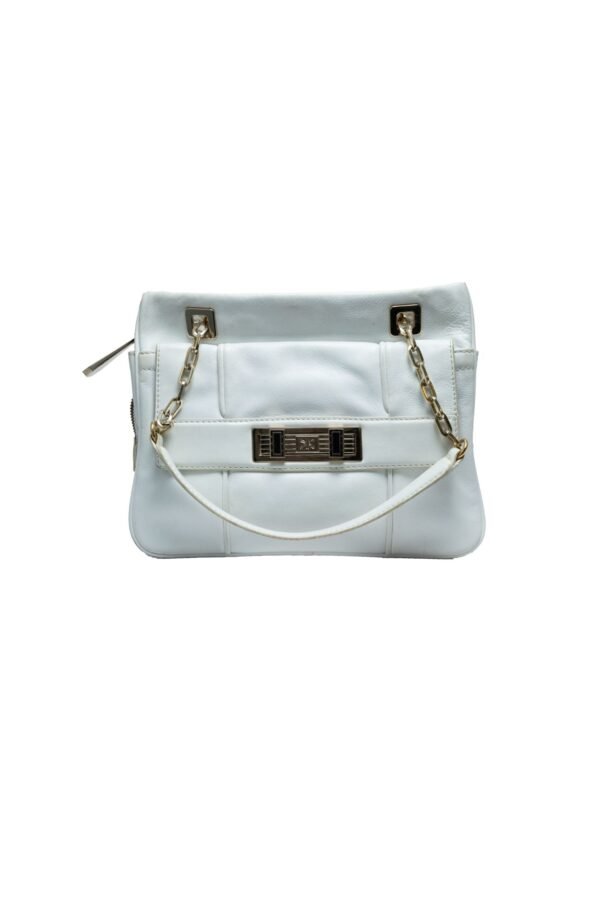 RI2K Portobello Genuine Leather White Shoulder Bag