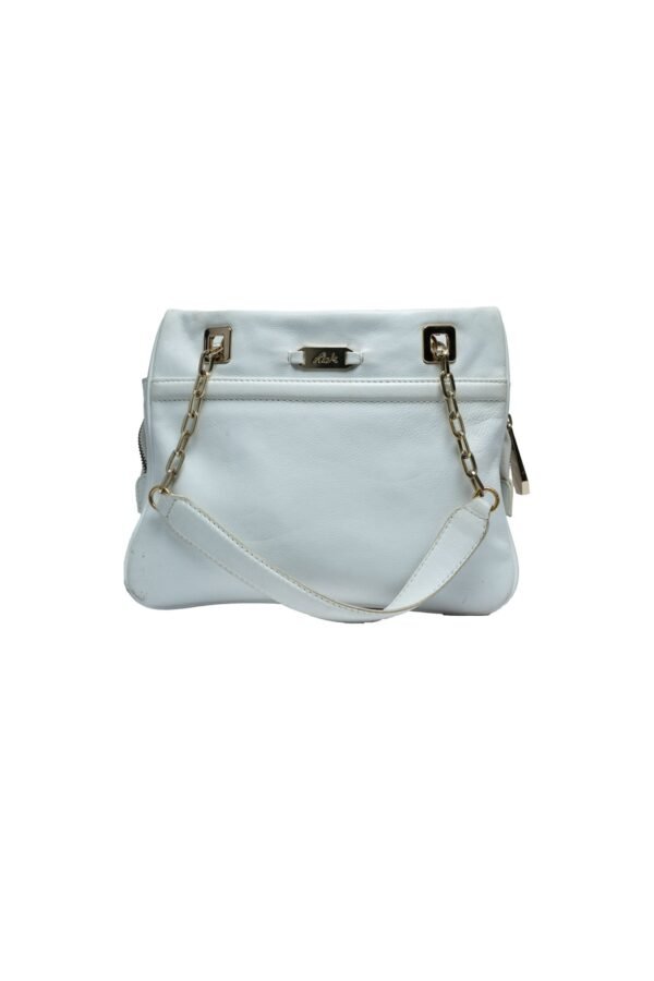 RI2K Portobello Genuine Leather White Shoulder Bag - Image 2