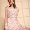 Georgette Above-Knee Women's Western Dress Perfect for Party - Image 2