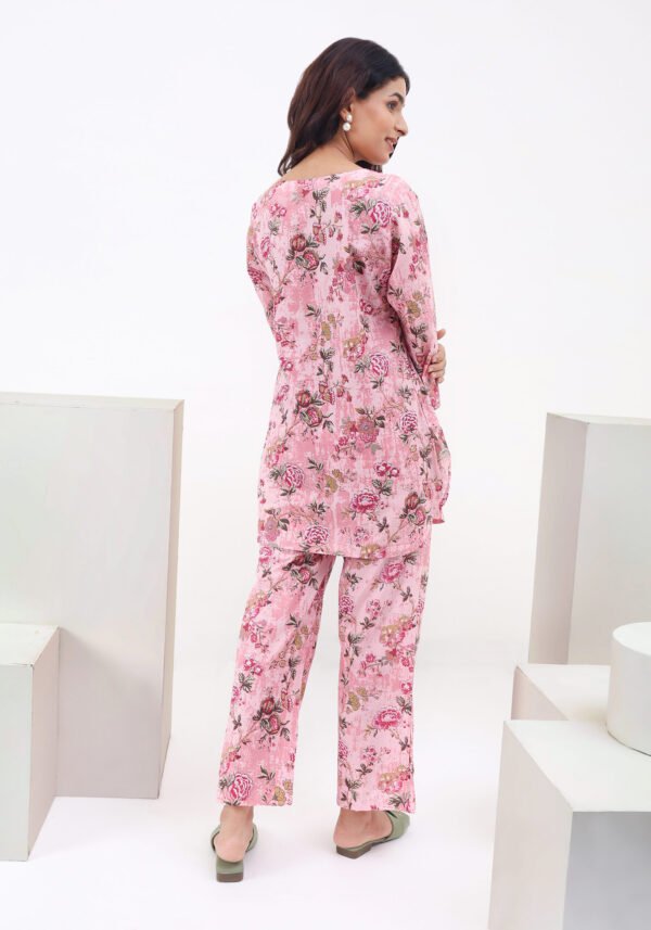 Pink Flower Women's Co-ord Set - Image 6