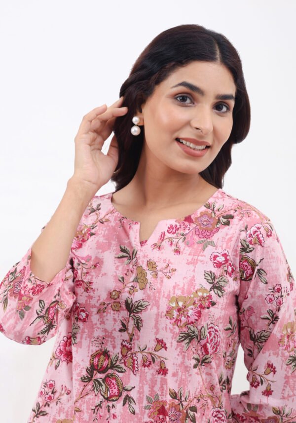 Pink Flower Women's Co-ord Set - Image 7
