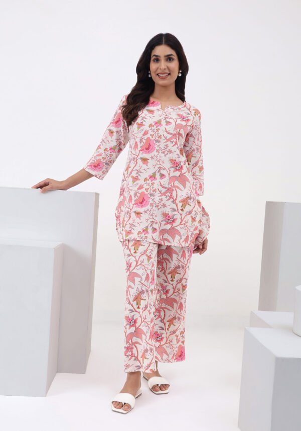 Yanaa Cotton Printed Co-ord Set - Image 3