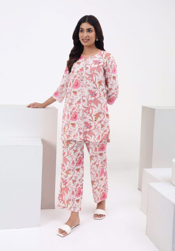 Yanaa Cotton Printed Co-ord Set - Image 2