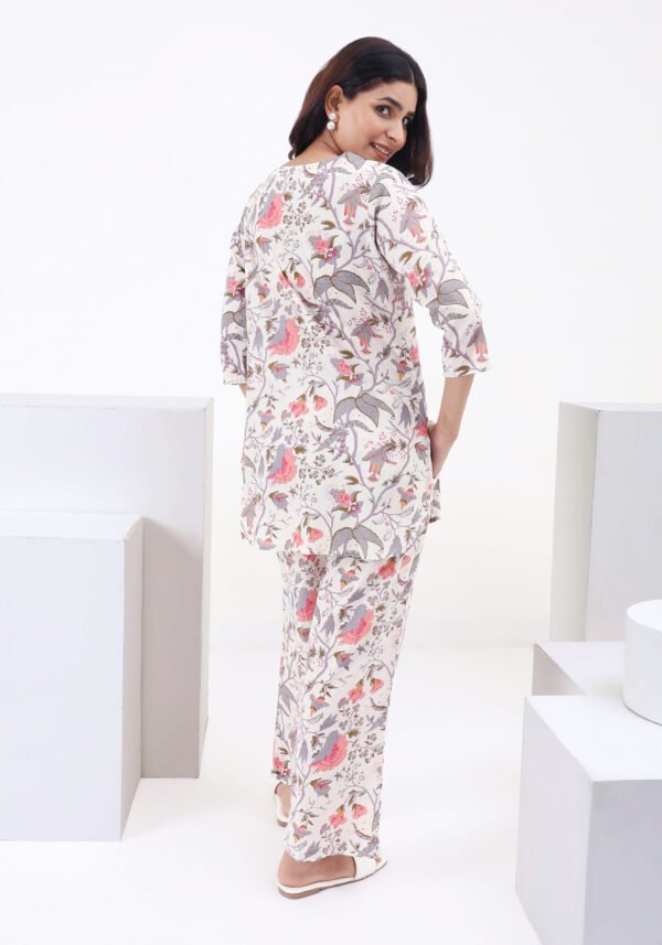 Yuree Cotton Printed Co-ord Set - Image 4