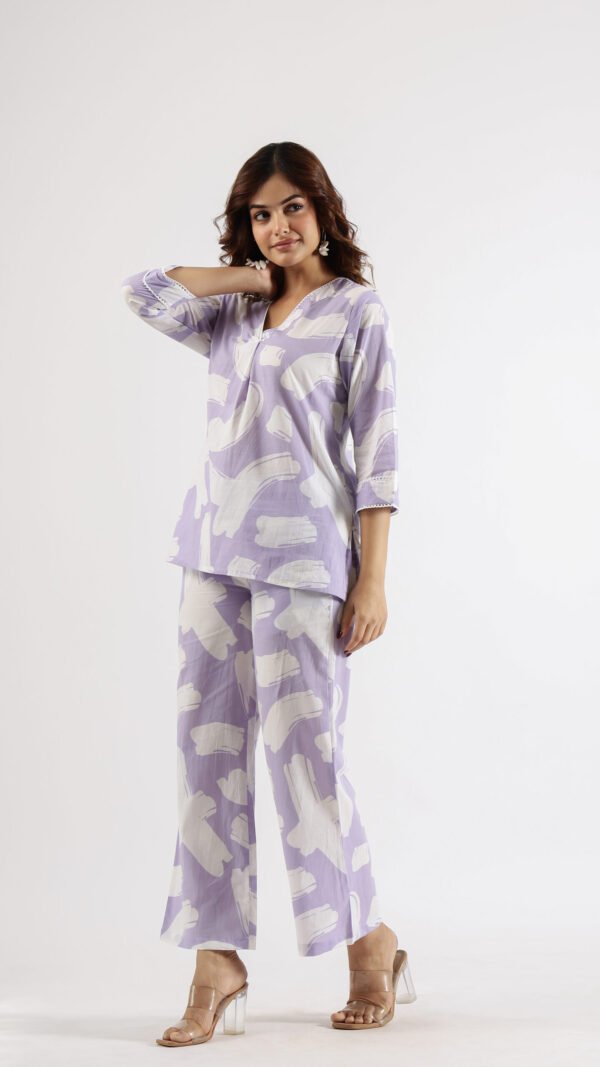 Relaxed Women’s Cotton Co-ord Set - Everyday Lounge Wear - Image 4