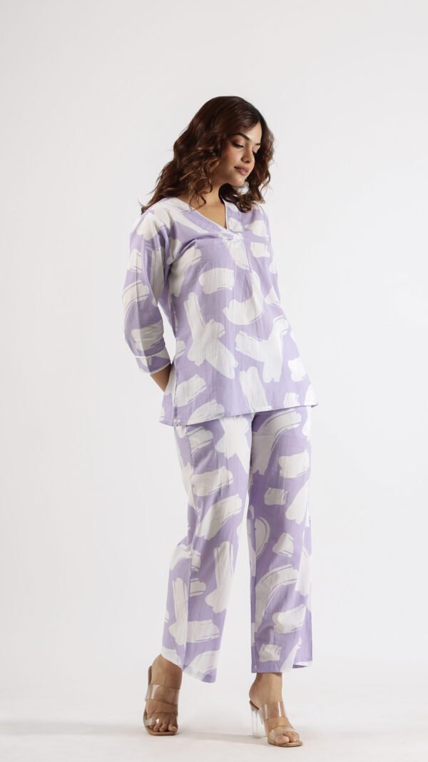 Relaxed Women’s Cotton Co-ord Set - Everyday Lounge Wear - Image 5
