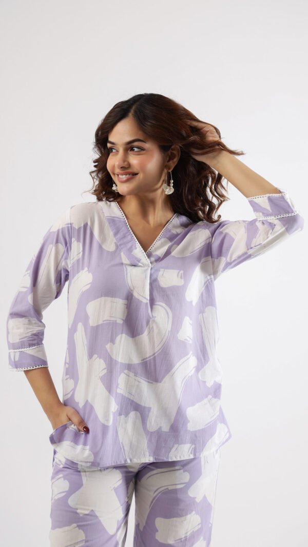 Relaxed Women’s Cotton Co-ord Set - Everyday Lounge Wear - Image 6