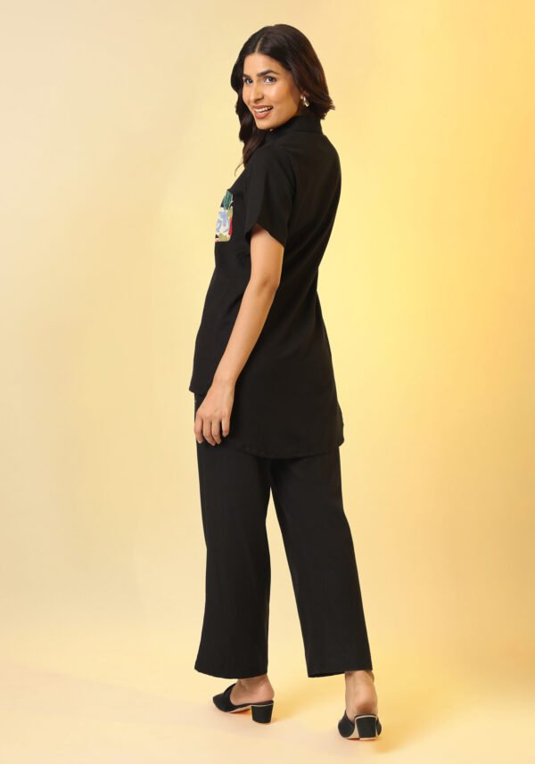 Elegant Satin Women’s Co-ord Set - Luxe Two-Piece Outfit - Image 6