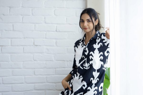 Black ikhat coord set - Image 7