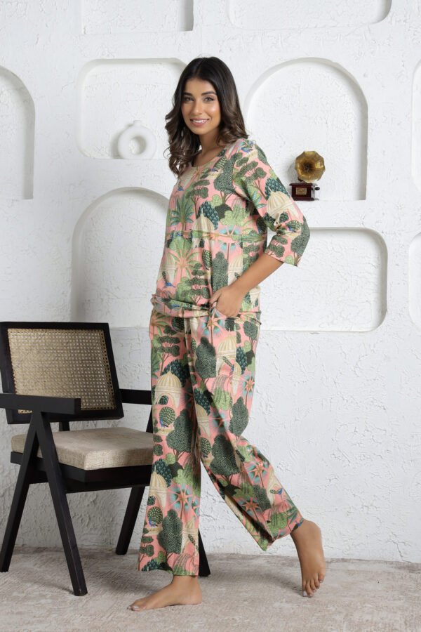 Tropical Print Women's Co-Ord Set - Stylish & Comfortable - Image 2
