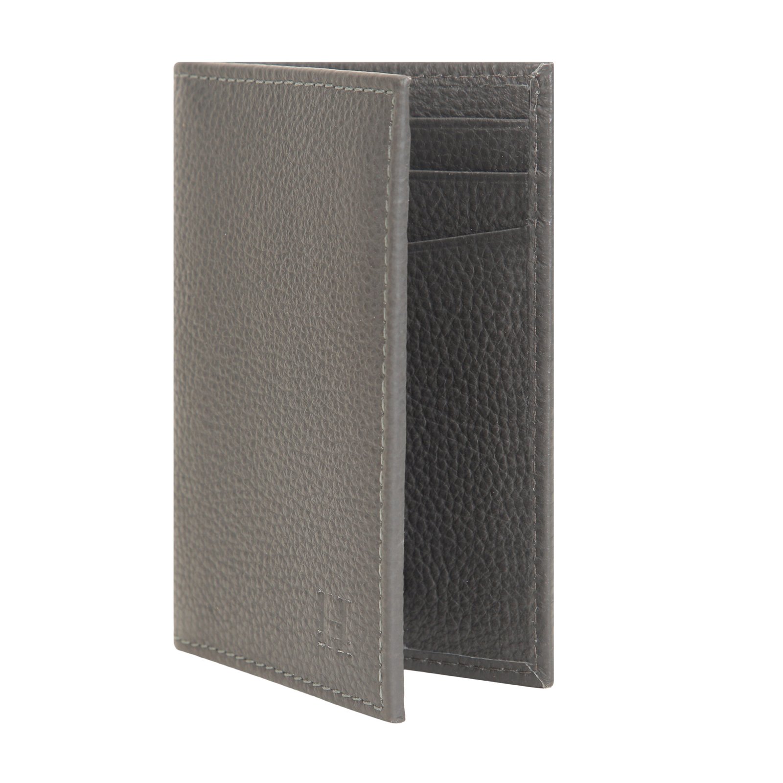 Grey Bi Fold Business Cards Wallet - Image 5