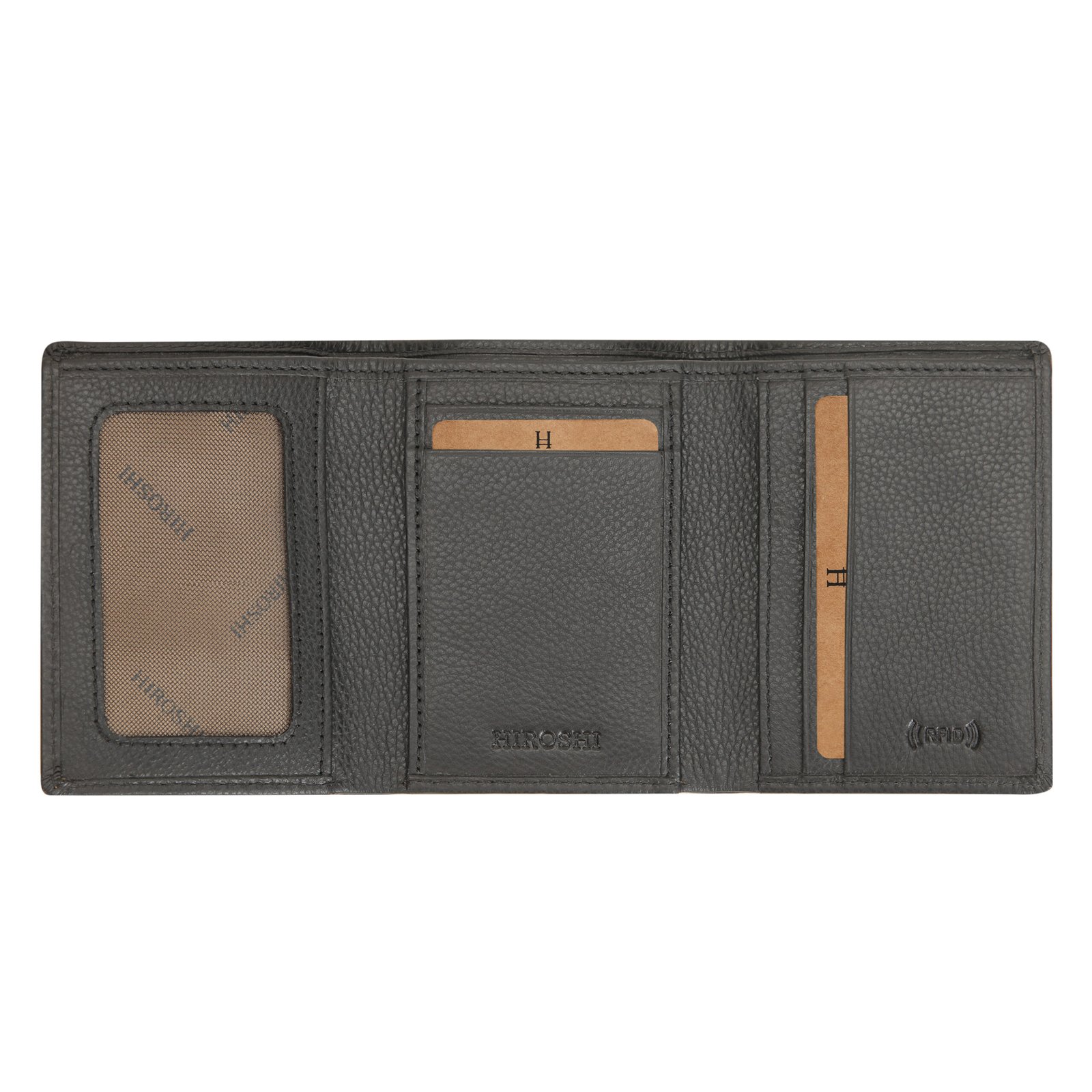 Black Tri Fold Wallet - Image 7