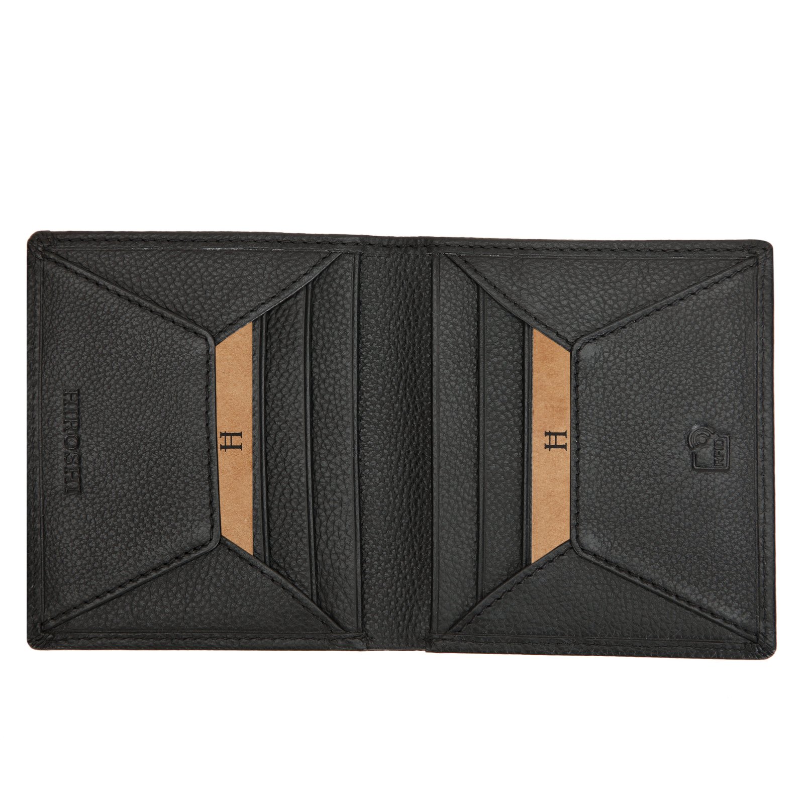 Black Bi Fold Wallet - Image 8