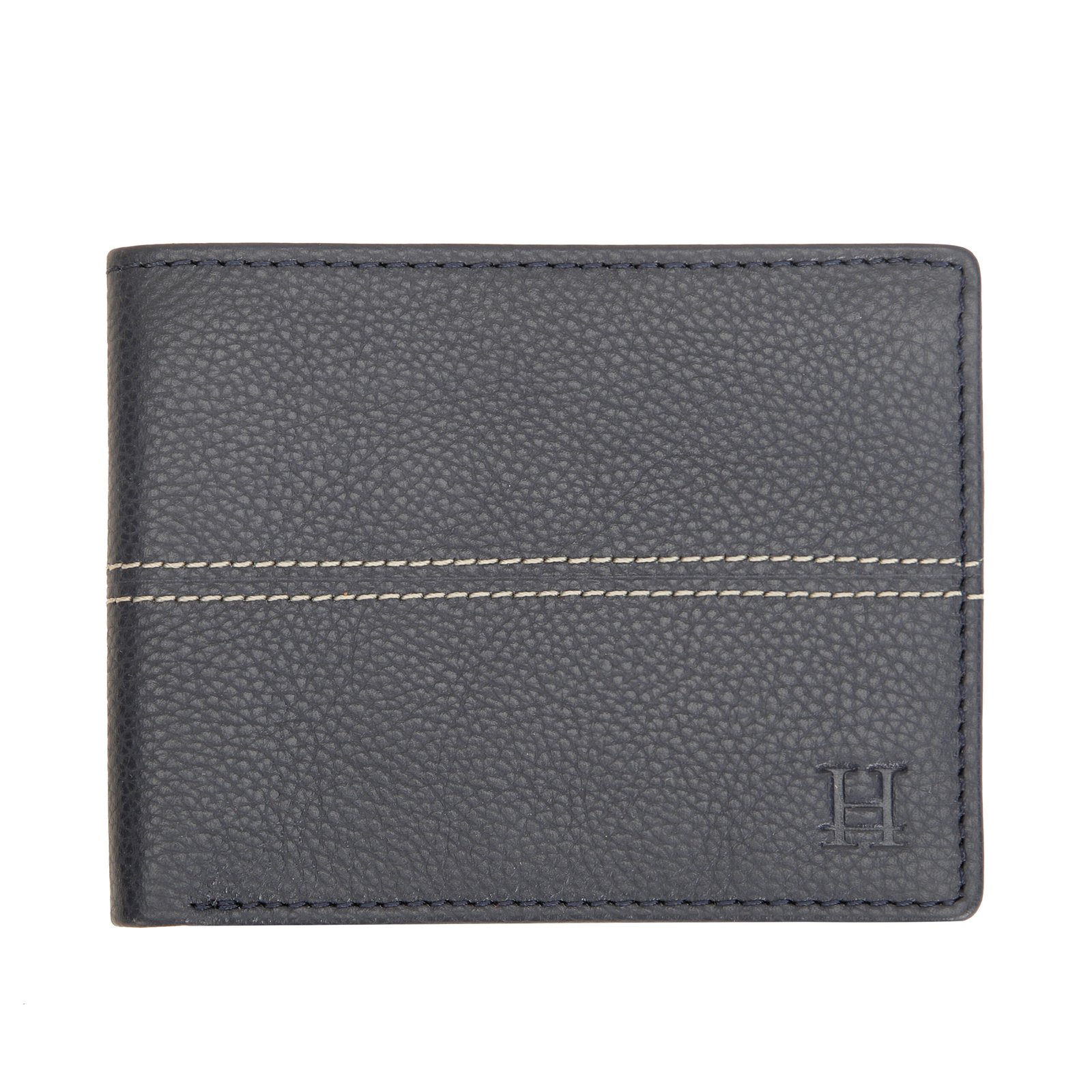 Navy Bi Fold Business Cards Wallet - Image 2