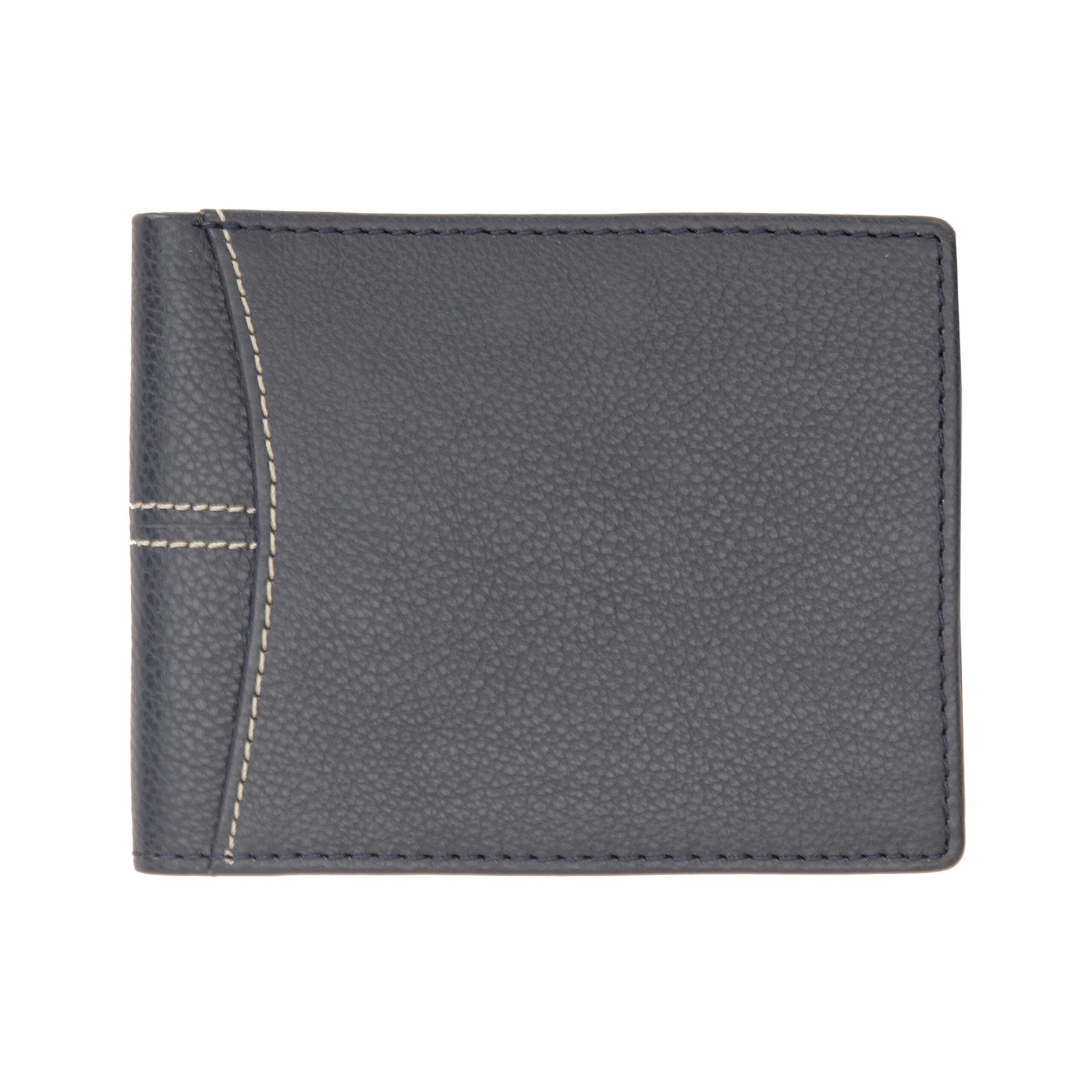 Navy Bi Fold Business Cards Wallet - Image 3