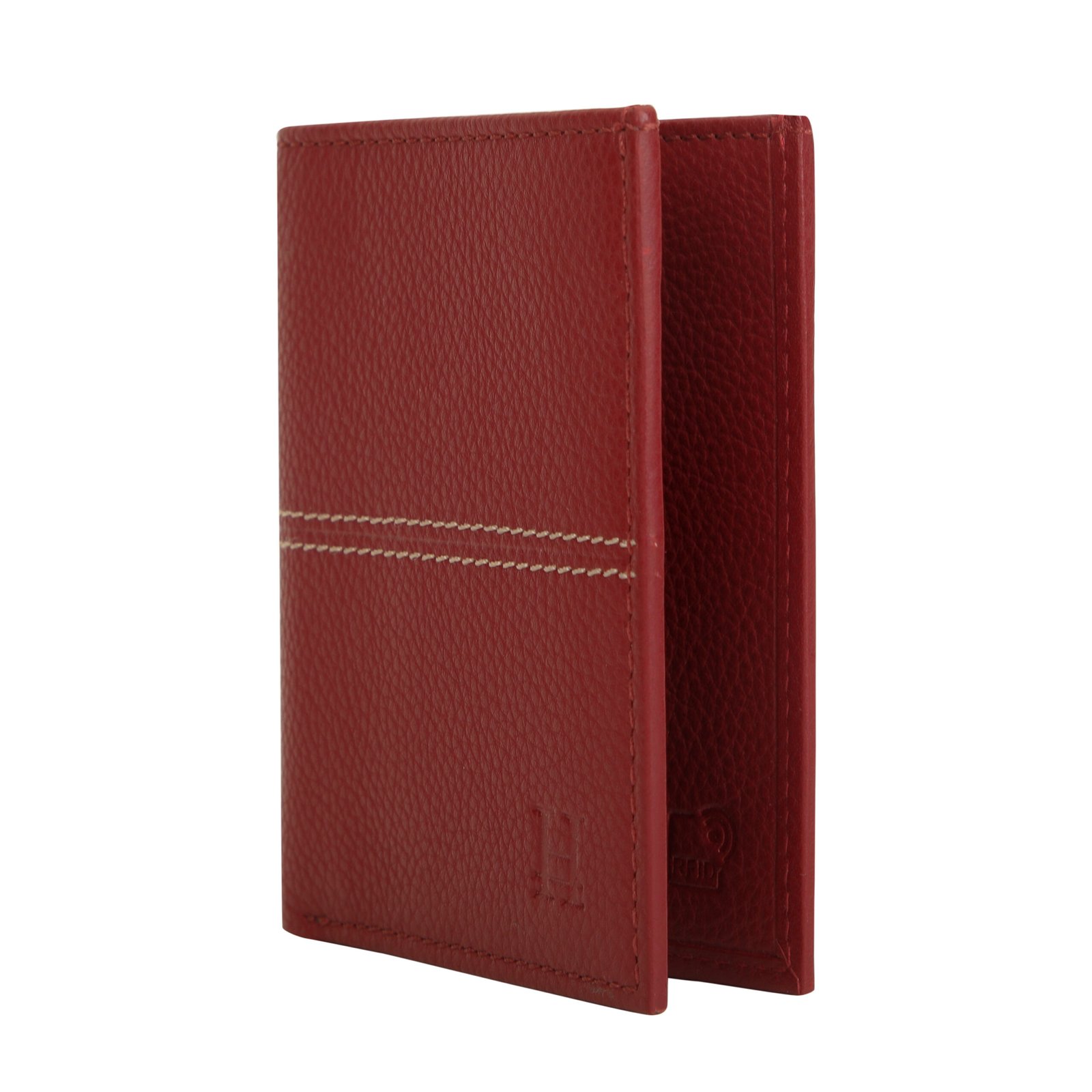 Red Bi Fold Business Cards Wallet - Image 6