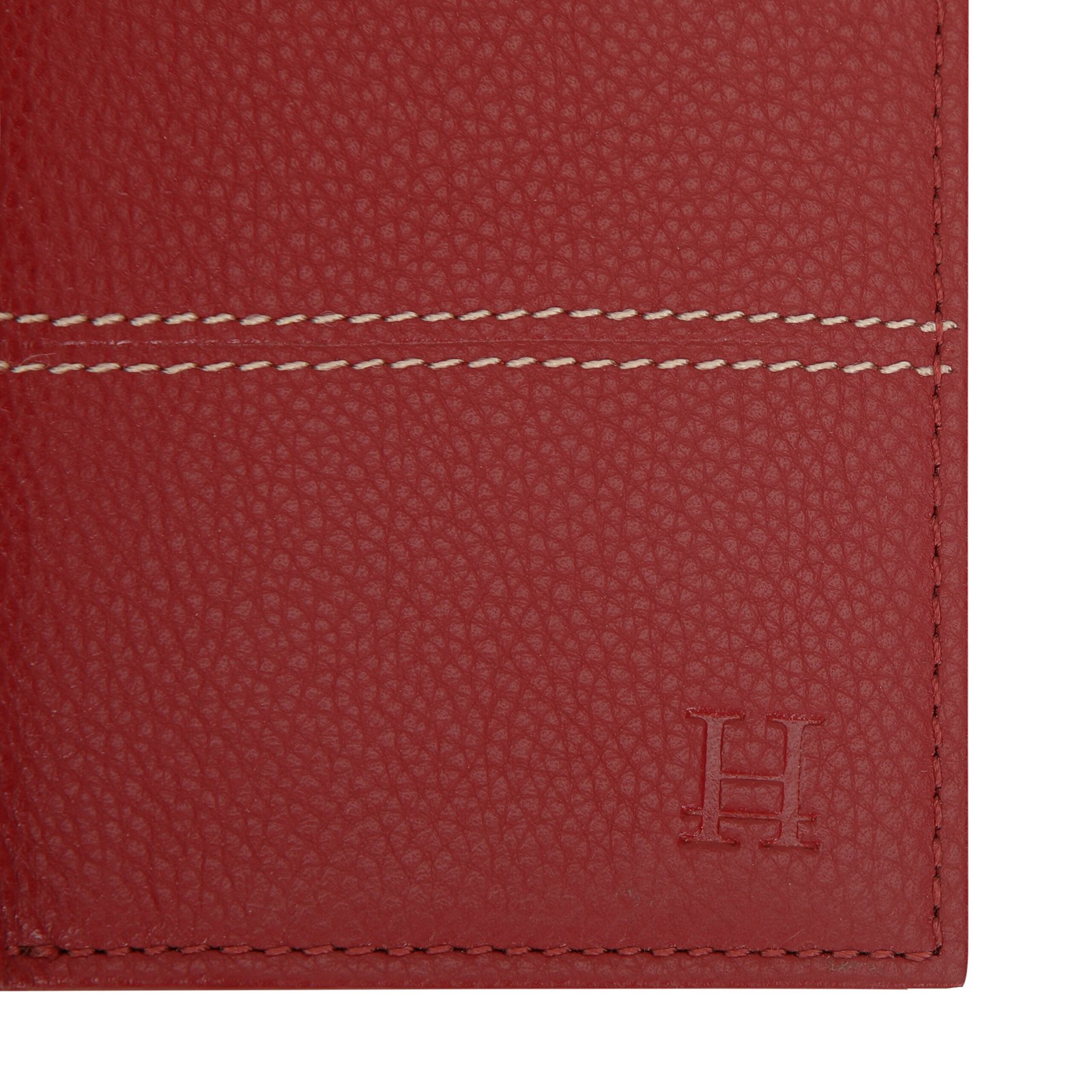 Red Bi Fold Business Cards Wallet - Image 7