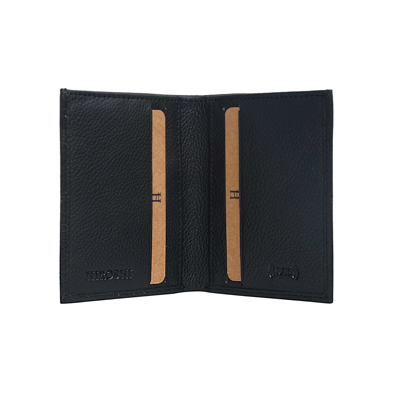 Black Bi Fold Business Cards Wallet - Image 5