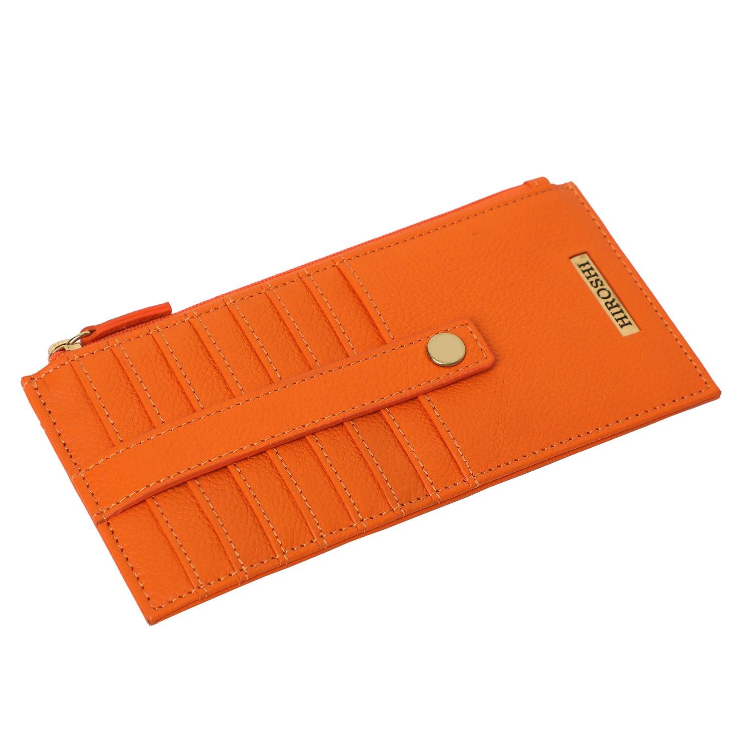 Kyoto Handheld Orange Purse - Image 6