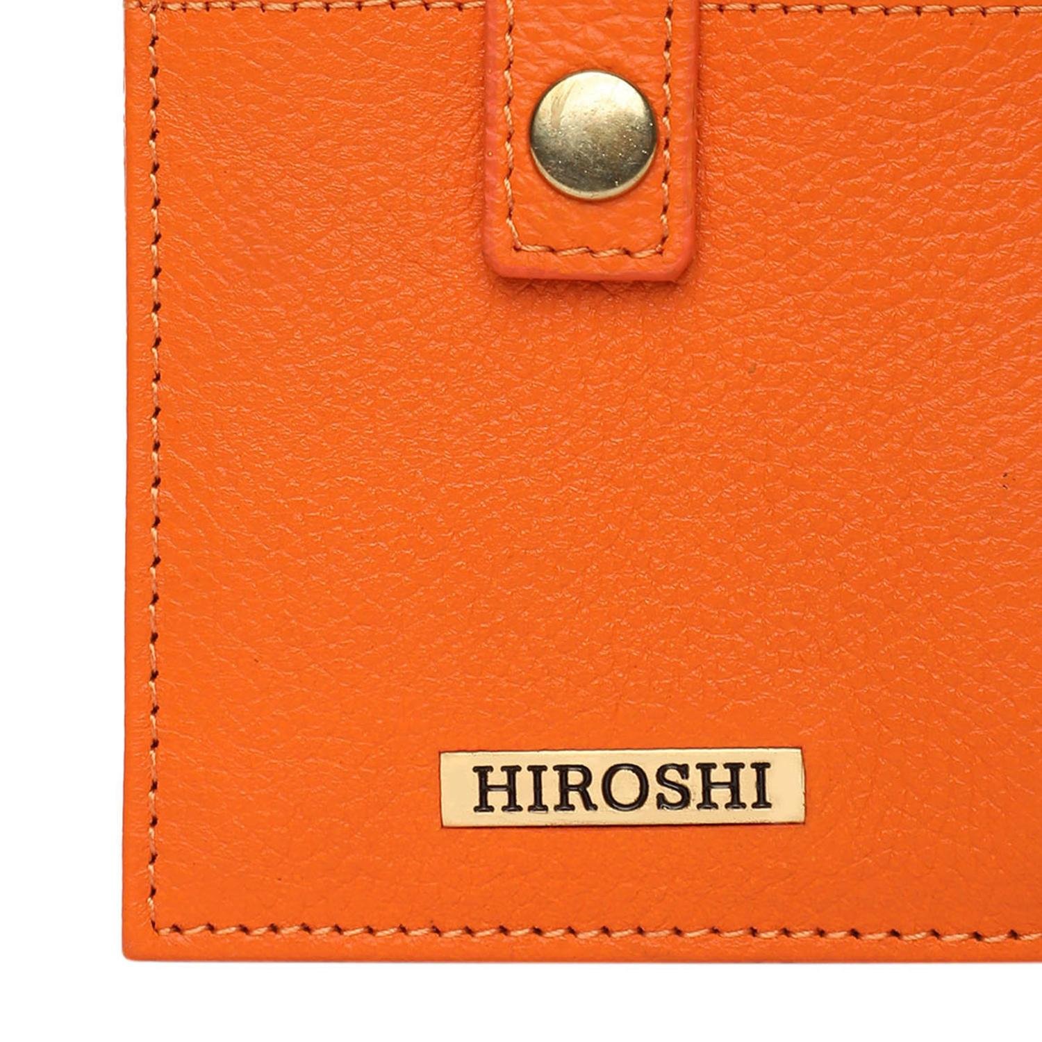 Kyoto Handheld Orange Purse - Image 5