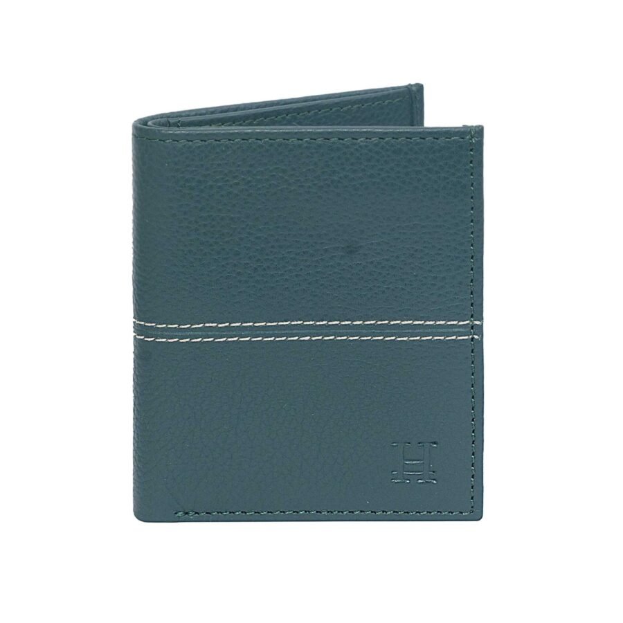 Green Bi Fold Business Cards Wallet