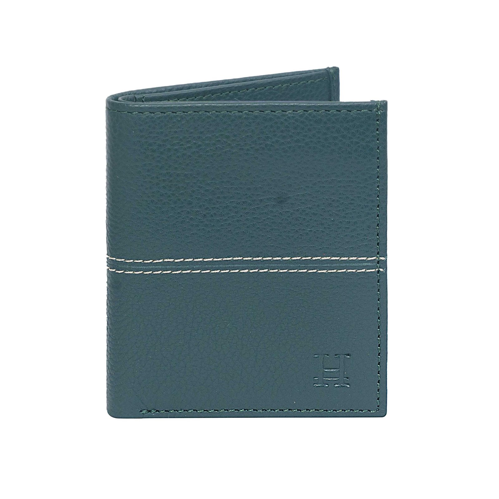 Green Bi Fold Business Cards Wallet