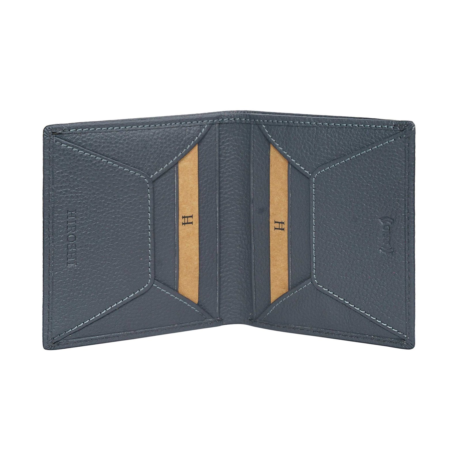 Grey Bi Fold Wallet - Image 4