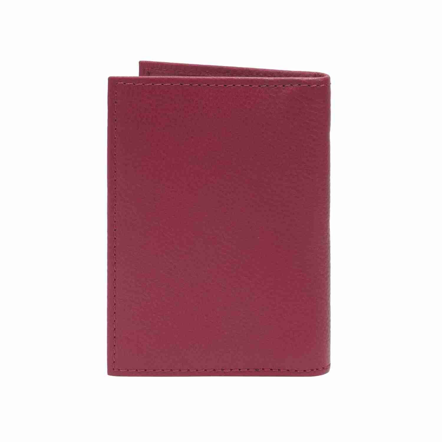 Red Bi Fold Business Cards Wallet - Image 2
