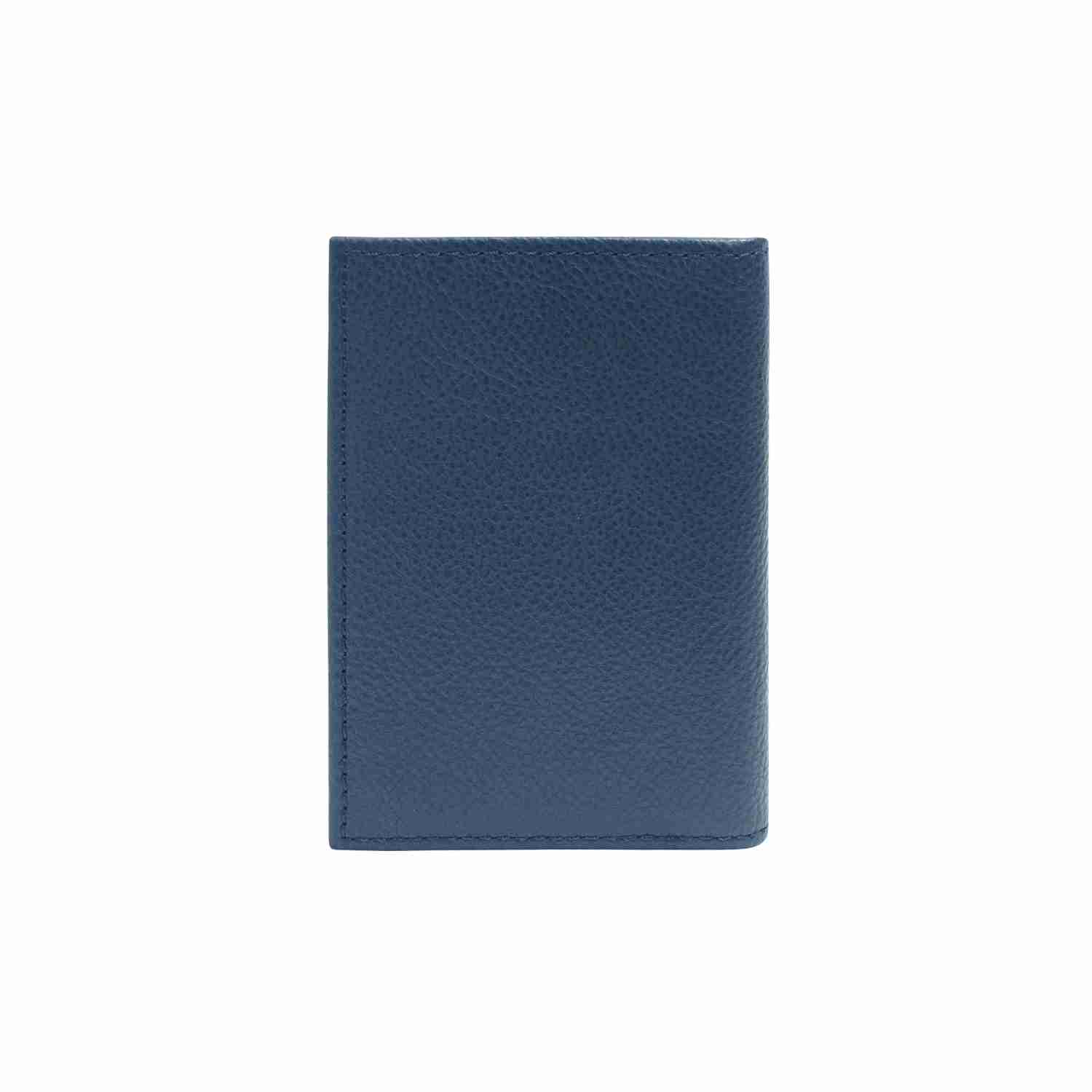 Navy Bi Fold Business Cards Wallet - Image 2