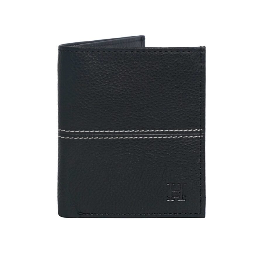 Black Bi Fold Business Cards Wallet