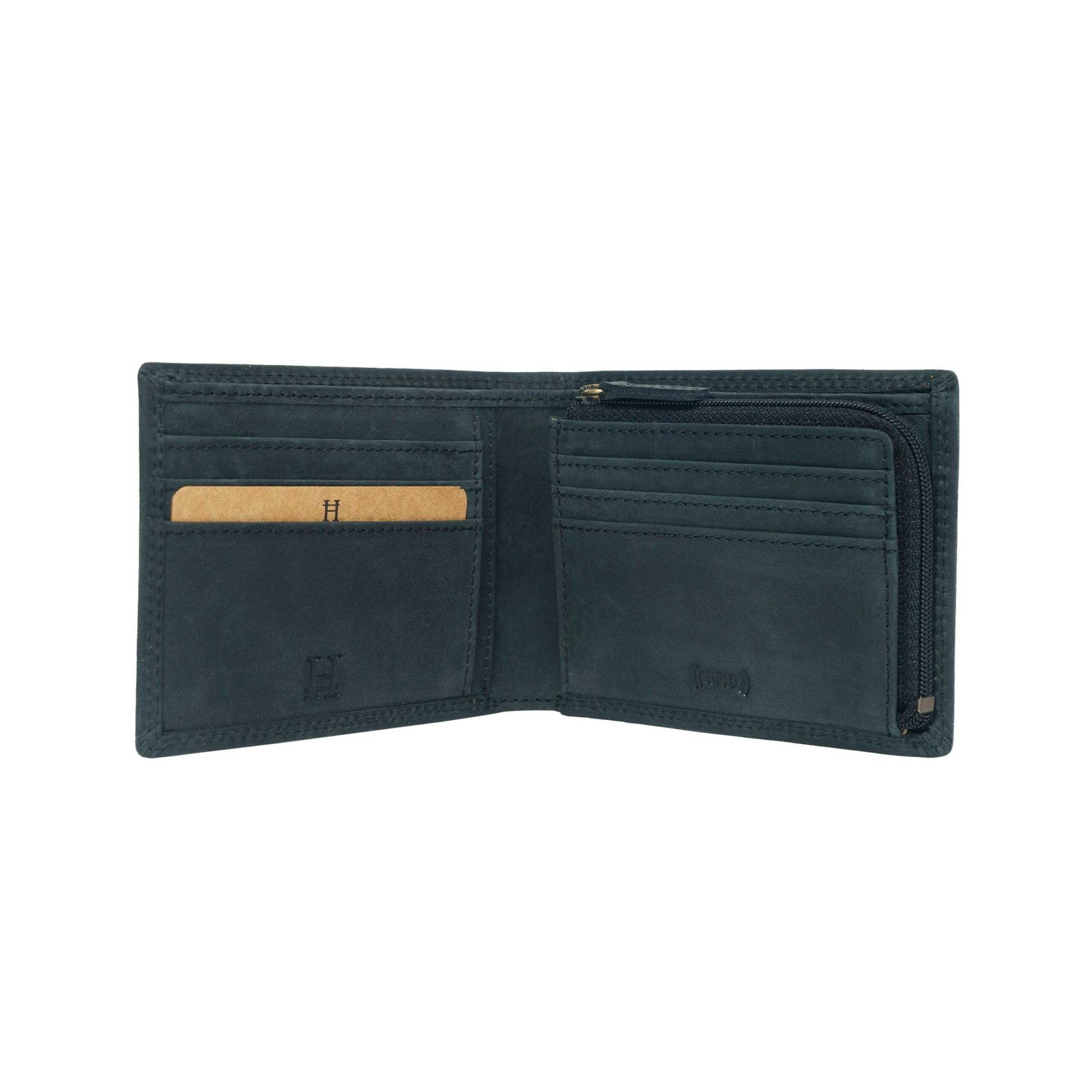 Osaka Black Bi Fold Wallet - Image 5
