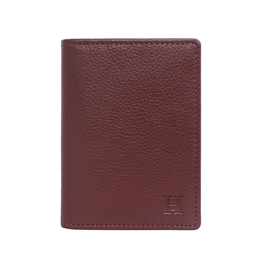 Alex Wine Bi Fold Wallet