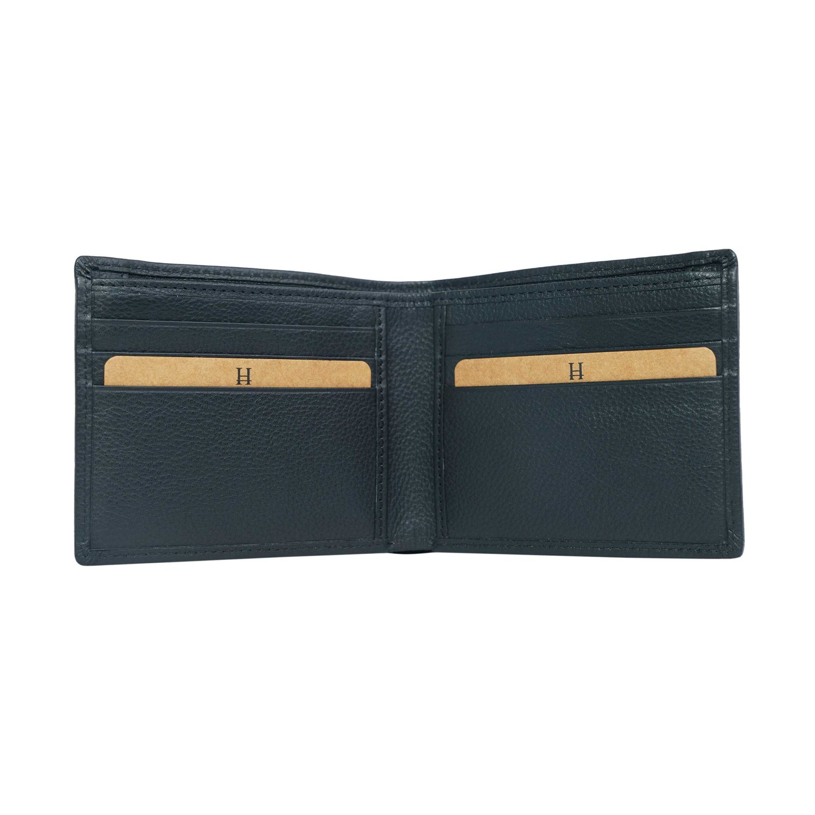 Otawa Black Bi Fold Wallet - Image 4