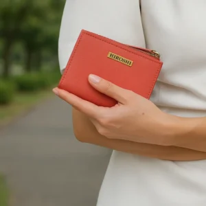 Yokohama Minimal Coral Purse