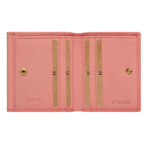 Nagoya Bi Fold Compact Light Pink Purse - Image 4