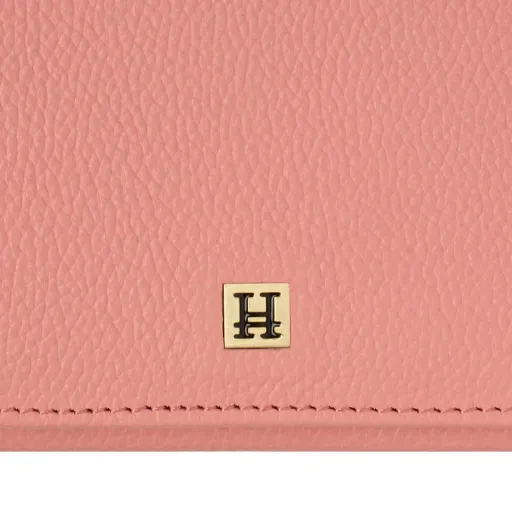 Nagoya Bi Fold Compact Light Pink Purse - Image 6