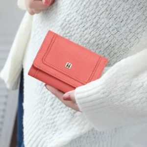 Fukuoka Bi Fold Coral Purse