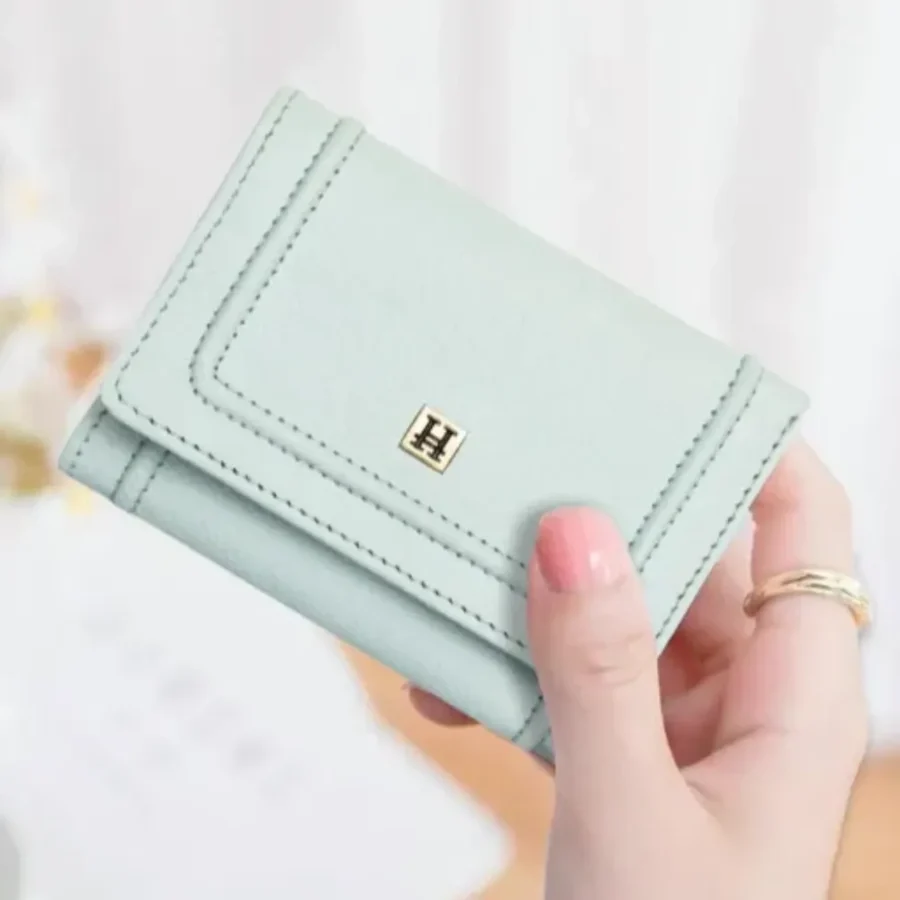 Fukuoka Bi Fold Light Blue Purse