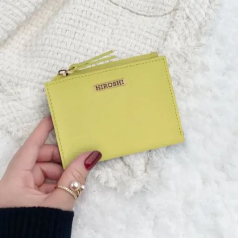 Yokohama Minimal Lemon Green Purse